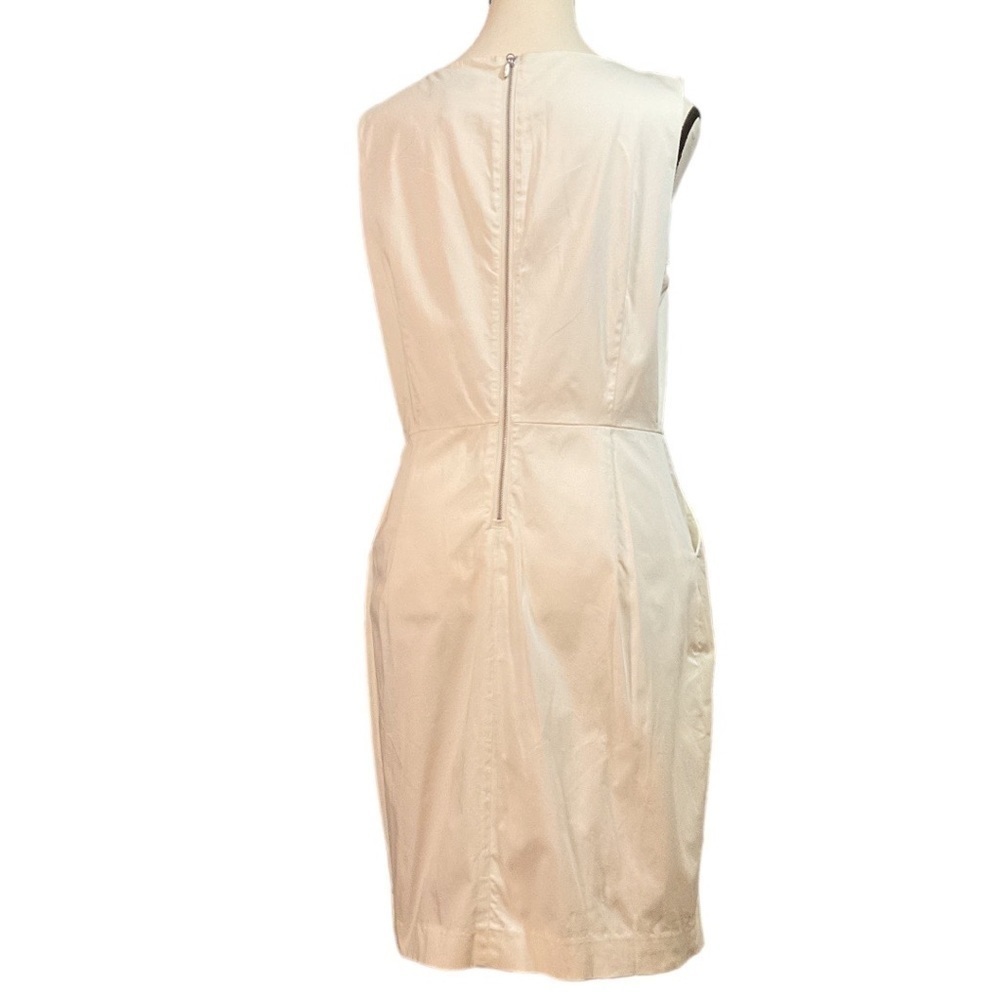 Armani JEANS ivory white stretch cotton knot detail neckline,exposed zip… - Picture 5 of 14